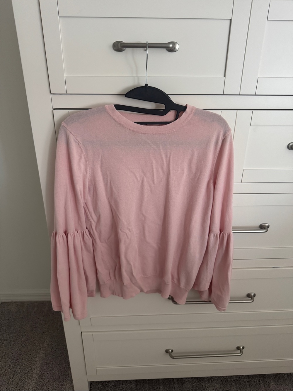 Philosophy Women's Pink Ruffle Sleeve Top